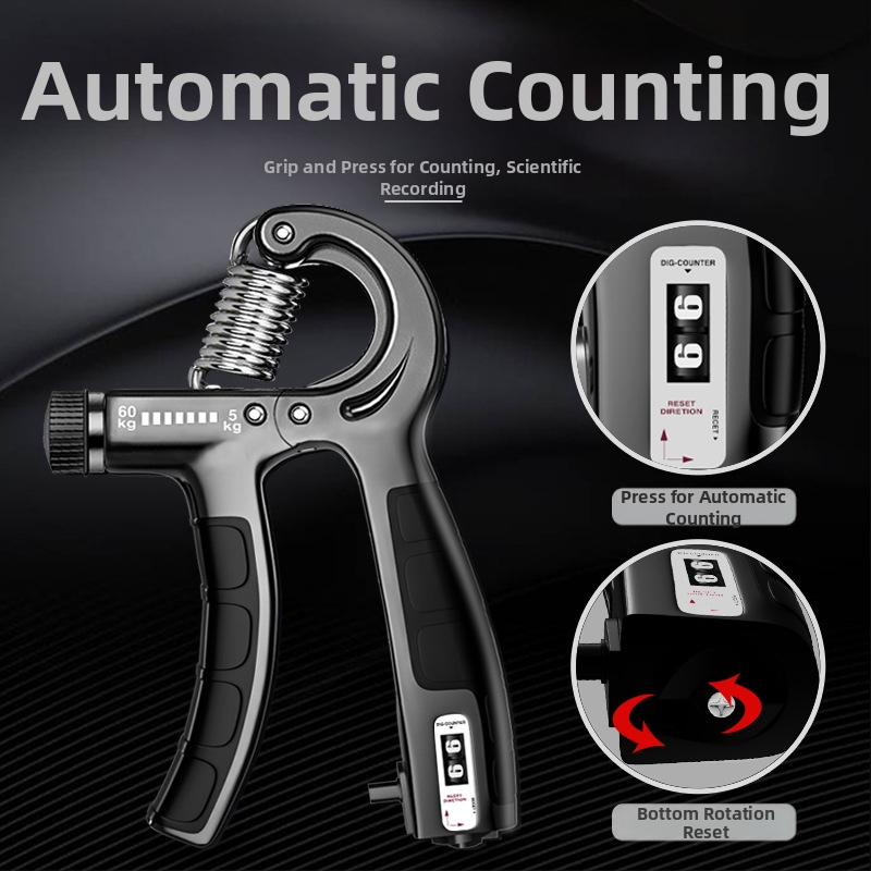 Trenažer za hvatanje ruke, prilagodljiv, prijenosan, višenamjenski, za trening prstiju, 5-60 kg