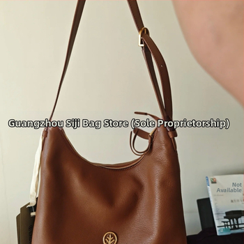 BAGTREE crossbody hobó torbica od kože obrađene biljnim procesom, mala, dvostruka goveđa koža, s jednim remenom za dnevnu upotrebu