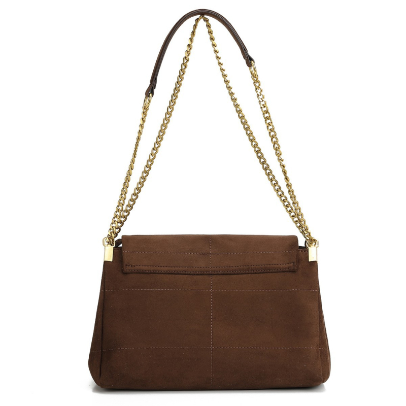 Torba preko ramena crossbody — gradski stil, sintetička koža, vodoravni kvadratni oblik, magnetsko zatvaranje
