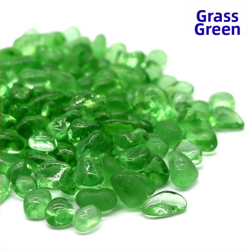 Prode akvarijski kamen za krajolik – stakleni dekorativni kamenčići za dno akvarija, 0,25 kg