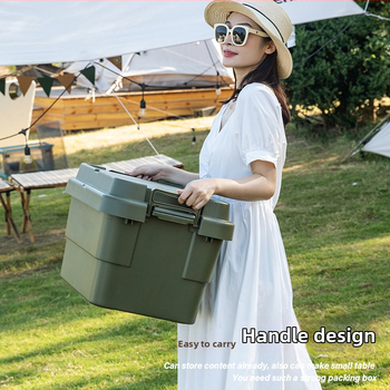 Automobilová skladovacia skrinka, prenosná, viacúčelový organizér s preklopným krytom