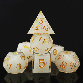 Meduze motiv D&D kockice od smole, 20-strane, set od 50 komada, prilagodljivo