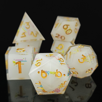 Meduze motiv D&D kockice od smole, 20-strane, set od 50 komada, prilagodljivo