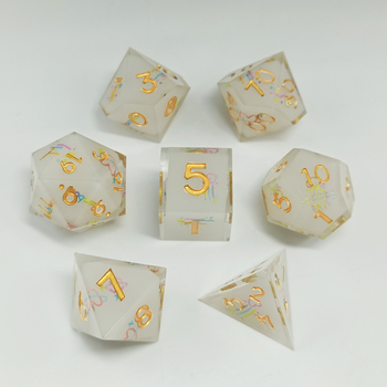 Meduze motiv D&D kockice od smole, 20-strane, set od 50 komada, prilagodljivo