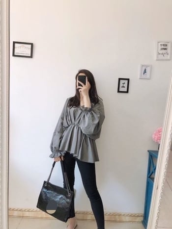 Yuxin valódi bőrből készült tote táska olaj-viaszos felülettel, vízszintes négyzetes forma, mágneszáras zárás, telefon- és irattartó zsebbel