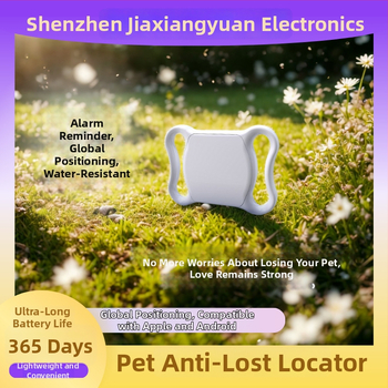 Яка за локатор на домашни любимци с GPS – компактна, ABS материал, батерия тип бутон, проследяване по целия свят, 10 g, произход Shenzhen