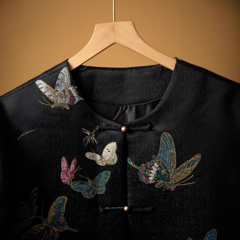 Prsluk s okruglim izrezom, poliester 95%+, uski kroj, jesen 2025, za žene