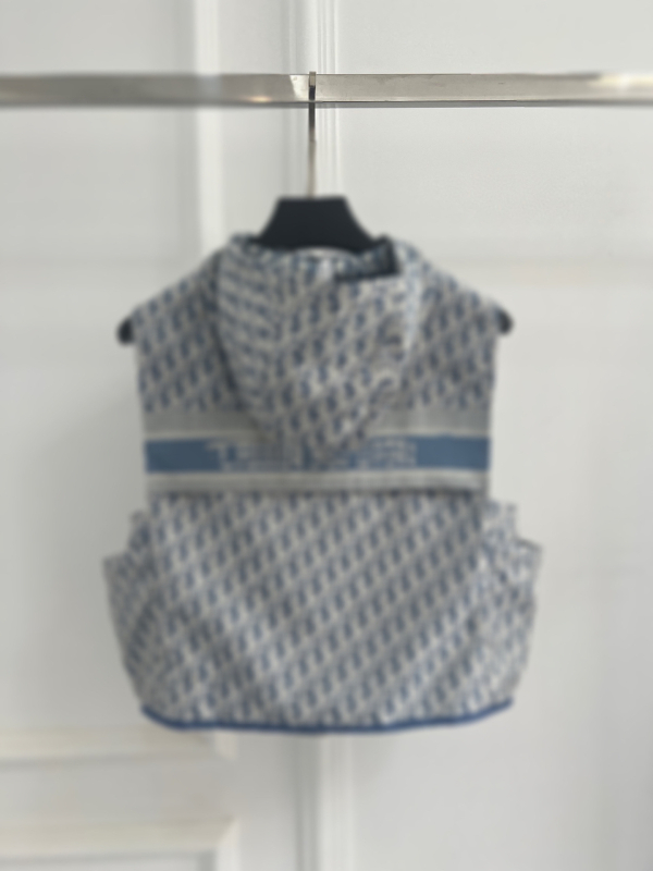 25 Godina Ženski Casual Vesta Top s Jacquardom s Pismima, Kapuljača, Pamuk, 80–90% Pamuka, Zip, Slobodan Kroj