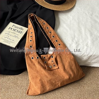 Bubulianpin egyrészes váll-táska velúr mágneses záródással, telefonzseb, pamut bélés, vízszintes téglalap alakú forma