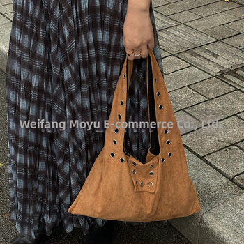 Bubulianpin egyrészes váll-táska velúr mágneses záródással, telefonzseb, pamut bélés, vízszintes téglalap alakú forma