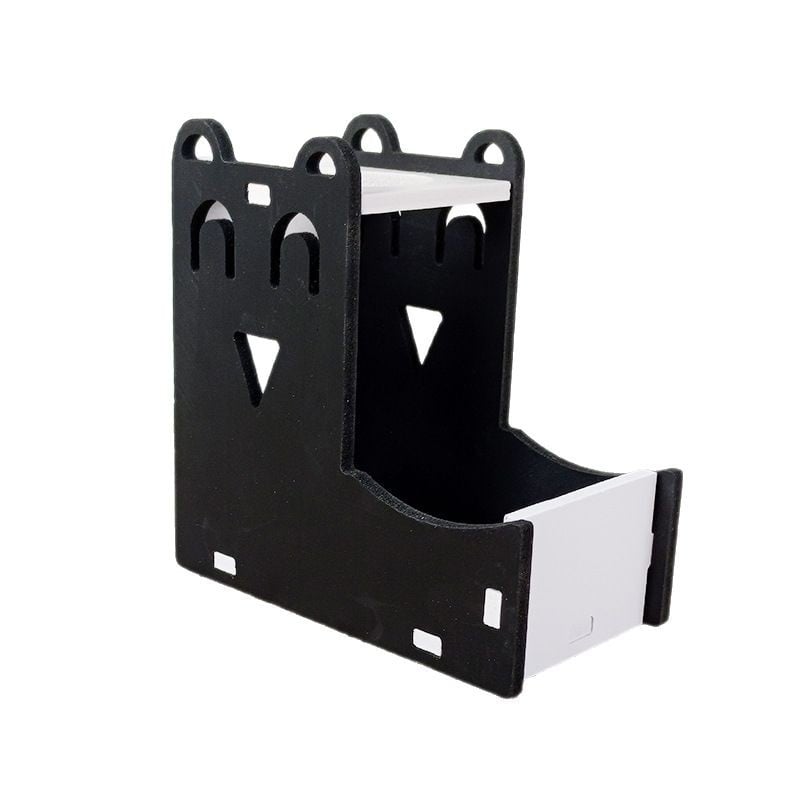 Plastični set za hrčka: hranilica i posuda za vodu uz pladanj, spavaće gnijezdo i skrovište – tri u jednom. Happy Parrot. Za hrčka. Četiri godišnja doba.