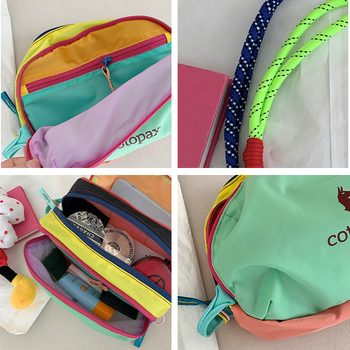 Denim kozmetička torbica, urbani stil jednostavnog dizajna, Alpaka dizajn, vertikalni kvadratni oblik, zatvaranje na zip, podstava od poliestera, izlazi jeseni 2025