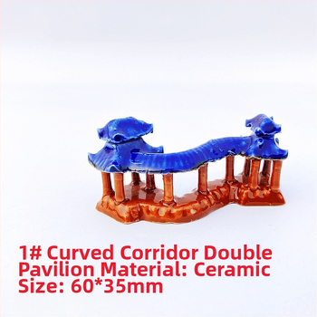 Keramičke ukrasne figurice za akvarij – mahovina mikro krajolik, stijenski dizajn