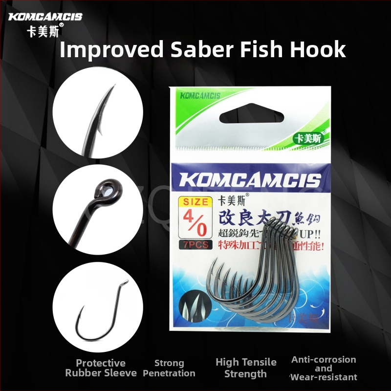 Camus bodljikava kuka s prstenom za morski ribolov – paket 1000