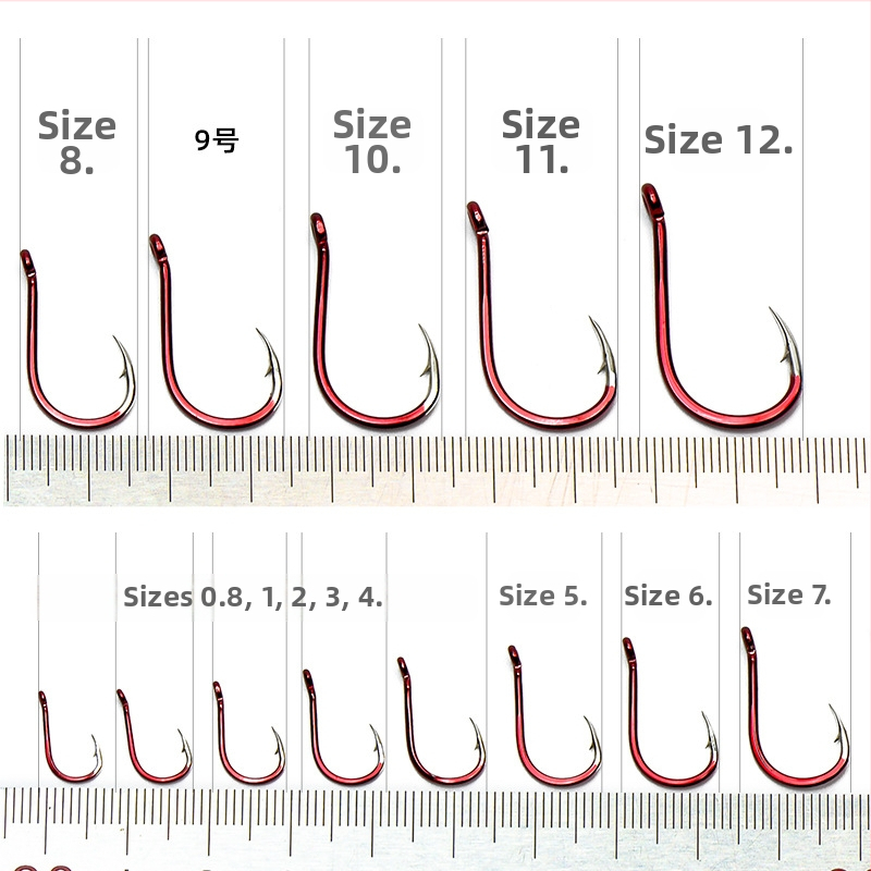 Kuka za ribolov s otvorom i bodljom za morski i kameniti ribolov te velikog šarana