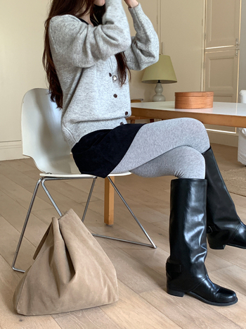 Korejskog stila kardigan pulover, akrilno vlakno, ovratnik s reverom, dugi rukavi, kopčanje sprijeda