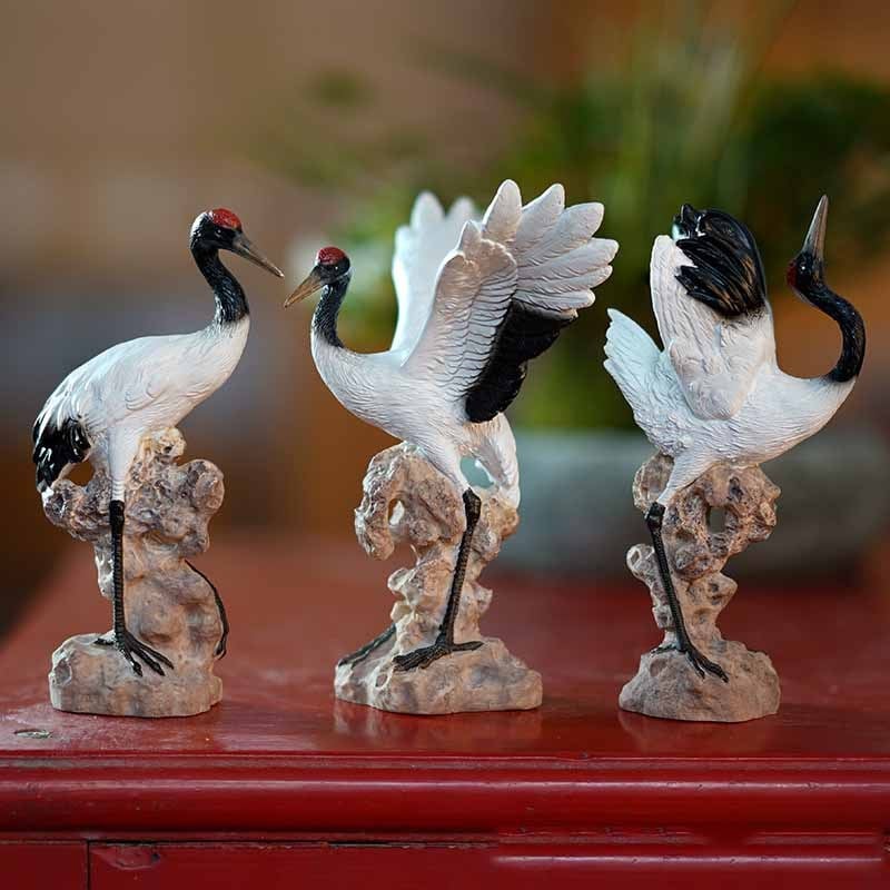 Аквариумна декоративна фигура с крани, смола, карикатурен стил, за воден ландшафт
