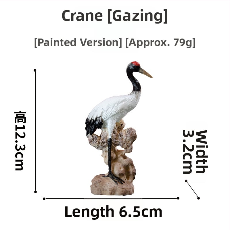 Аквариумна декоративна фигура с крани, смола, карикатурен стил, за воден ландшафт