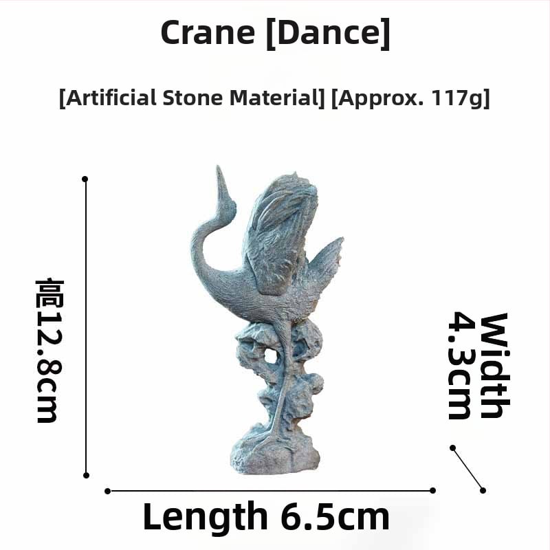 Аквариумна декоративна фигура с крани, смола, карикатурен стил, за воден ландшафт