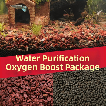 Kamen za ukrašavanje akvarija s vulkanskim kamenom, keramički pijesak bez pranja, kamen za hidroponsko uzgajanje, dno pijesak, oksigenacija vode