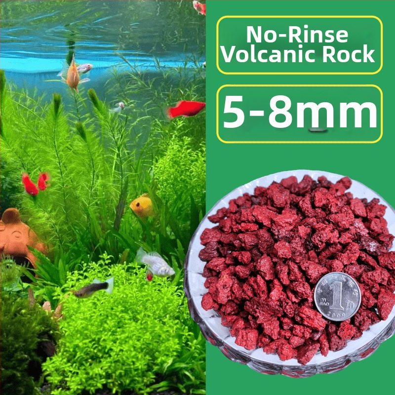Kamen za ukrašavanje akvarija s vulkanskim kamenom, keramički pijesak bez pranja, kamen za hidroponsko uzgajanje, dno pijesak, oksigenacija vode
