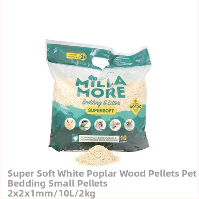 Fehér nyárfa faforgácsból készült alom kisállatok számára – pormentes, szagkontrollal