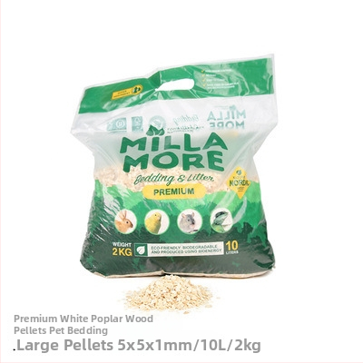 Fehér nyárfa faforgácsból készült alom kisállatok számára – pormentes, szagkontrollal