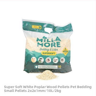 Fehér nyárfa faforgácsból készült alom kisállatok számára – pormentes, szagkontrollal