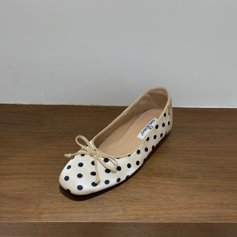 Francuskog stila ravne Mary Jane cipele s mašnom, okrugli vrh, niski potpetica, mrežasti gornji dio