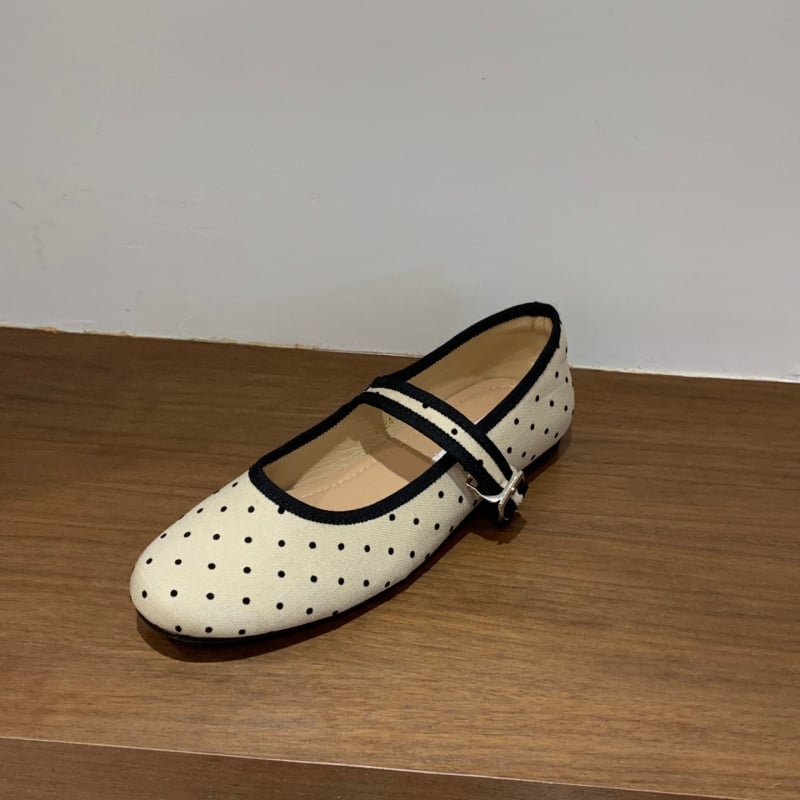 Francuskog stila ravne Mary Jane cipele s mašnom, okrugli vrh, niski potpetica, mrežasti gornji dio