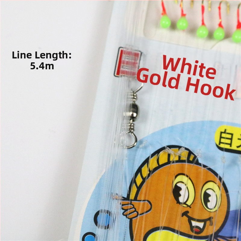 Hetescsillagos zsinórhorog, tövises, 40 darabos csomag