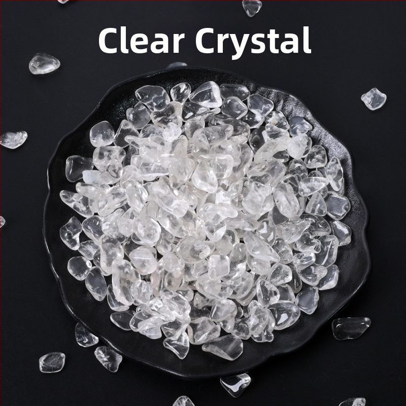 Krištalni čipovi za dekoraciju akvarija s temom Buddhe — Prirodni pet elemenata kristala, Marka Chuse, Model CSHH-20251215, Pakiranje papirnate kutije