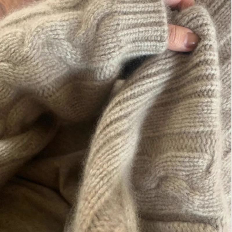 Jégselyem kardigán, V-nyakú, ujj nélküli, 2025 tavasz, koreai stílus