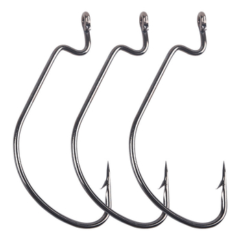 Vertical Star Crank Hook No. 3, Barbed, tengerészeti horgászatra hajón