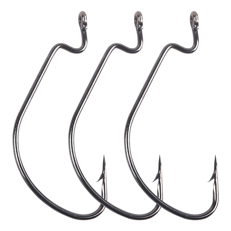 Vertical Star Crank Hook No. 3, Barbed, tengerészeti horgászatra hajón