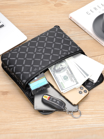 Muška crossbody torba, urbani stil (PVC materijal; vodootporan; otporan na habanje; karirani uzorak)
