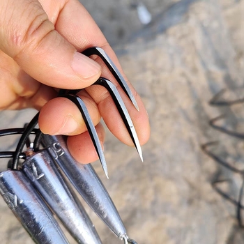 Cârlig de pescuit cu cap plumb, trei ancore, Sunshine, cutie cu 10000 de bucăți pentru rezervoare