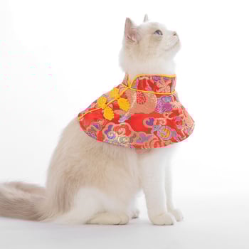 Transformacijski kostim za kućne ljubimce – kineskog stila ogrtač, materijal: platno, pogodan za mačke i pse