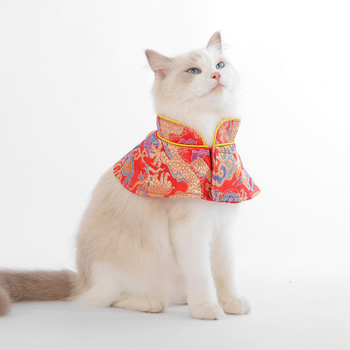 Transformacijski kostim za kućne ljubimce – kineskog stila ogrtač, materijal: platno, pogodan za mačke i pse
