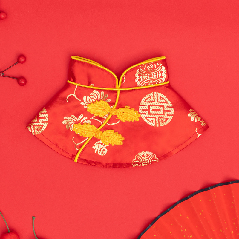 Transformacijski kostim za kućne ljubimce – kineskog stila ogrtač, materijal: platno, pogodan za mačke i pse