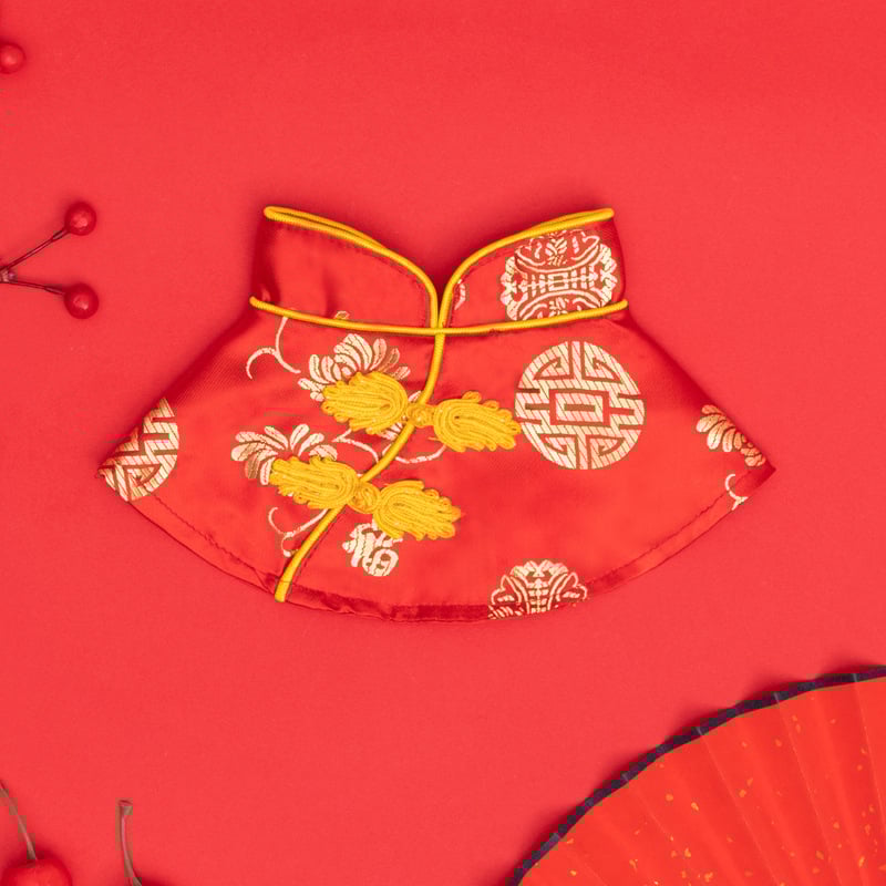 Transformacijski kostim za kućne ljubimce – kineskog stila ogrtač, materijal: platno, pogodan za mačke i pse