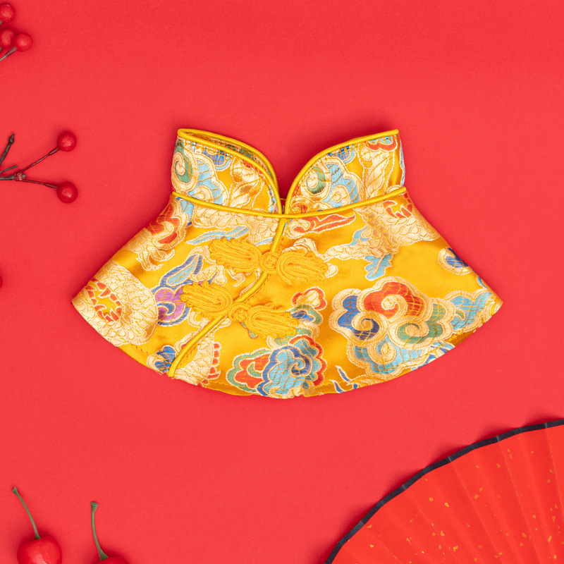 Transformacijski kostim za kućne ljubimce – kineskog stila ogrtač, materijal: platno, pogodan za mačke i pse