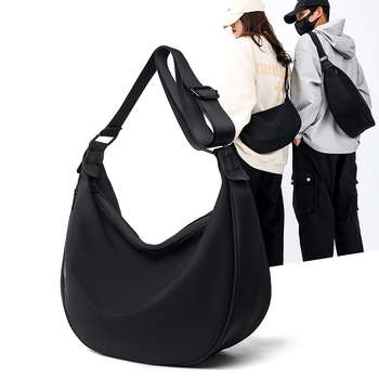 Muška crossbody torba od najlona, vodootporna i otporna na habanje, poslovni stil za putovanja, podstava od poliestera