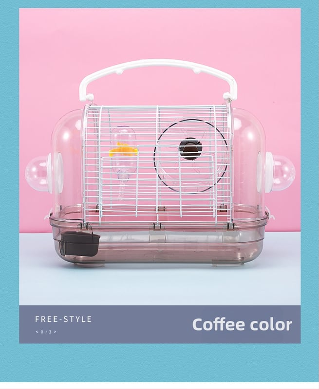 Cușcă pentru hamster - stil japonez portabil, vilă din plastic, brand Pet Boer, origine Taizhou Zhejiang, pentru toate sezoanele