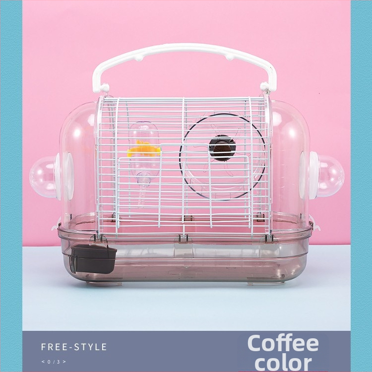 Cușcă pentru hamster - stil japonez portabil, vilă din plastic, brand Pet Boer, origine Taizhou Zhejiang, pentru toate sezoanele