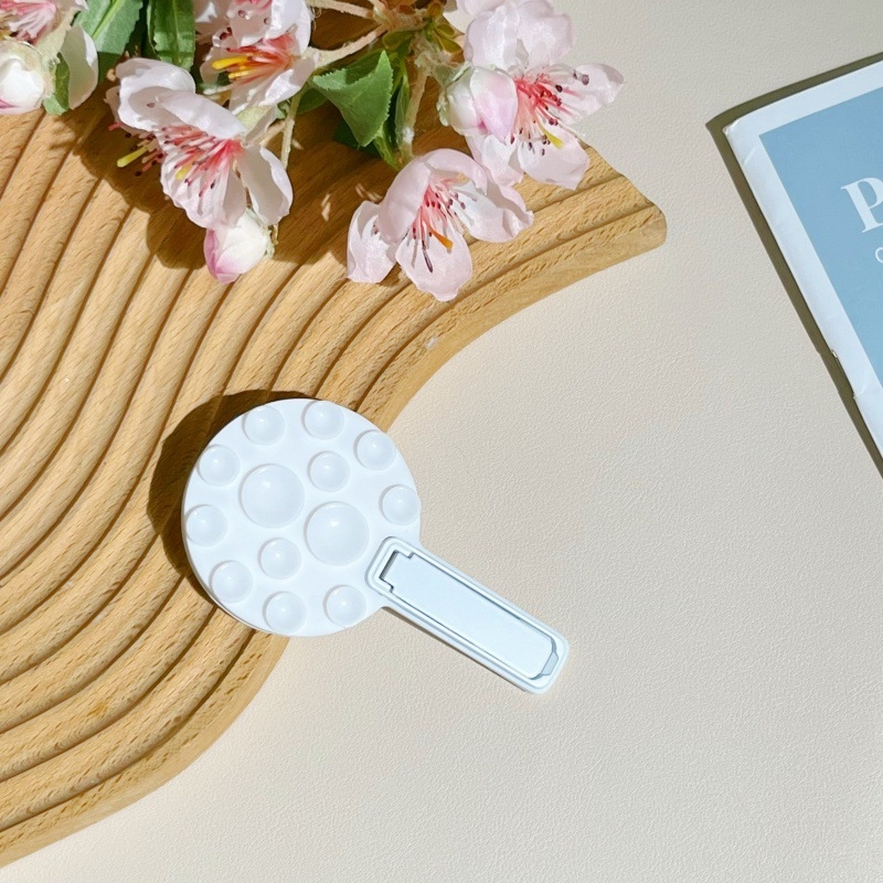 Silikonski držač za mobitel s vakuum privjeskom, sklopiva univerzalna podrška, crtić stil