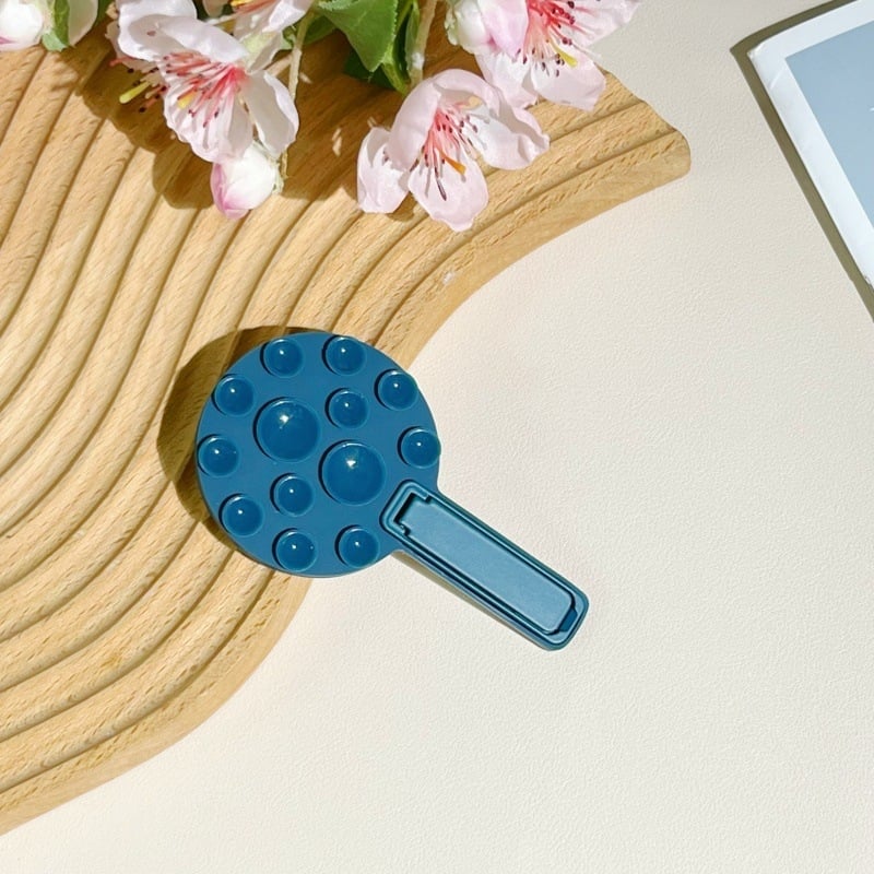 Silikonski držač za mobitel s vakuum privjeskom, sklopiva univerzalna podrška, crtić stil