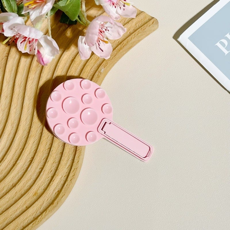 Silikonski držač za mobitel s vakuum privjeskom, sklopiva univerzalna podrška, crtić stil