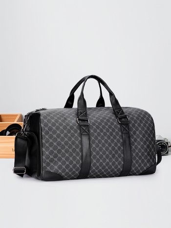 Saro xi velika kapaciteta putna torba – PVC, unisex, geometrijski uzorak, podstava od poliestera, 20–35L