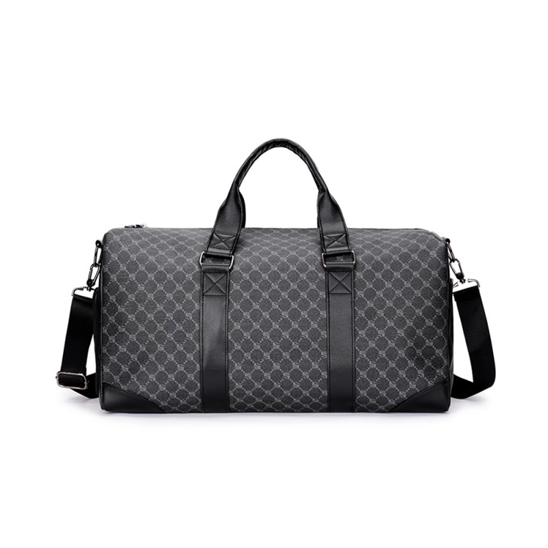 Saro xi velika kapaciteta putna torba – PVC, unisex, geometrijski uzorak, podstava od poliestera, 20–35L